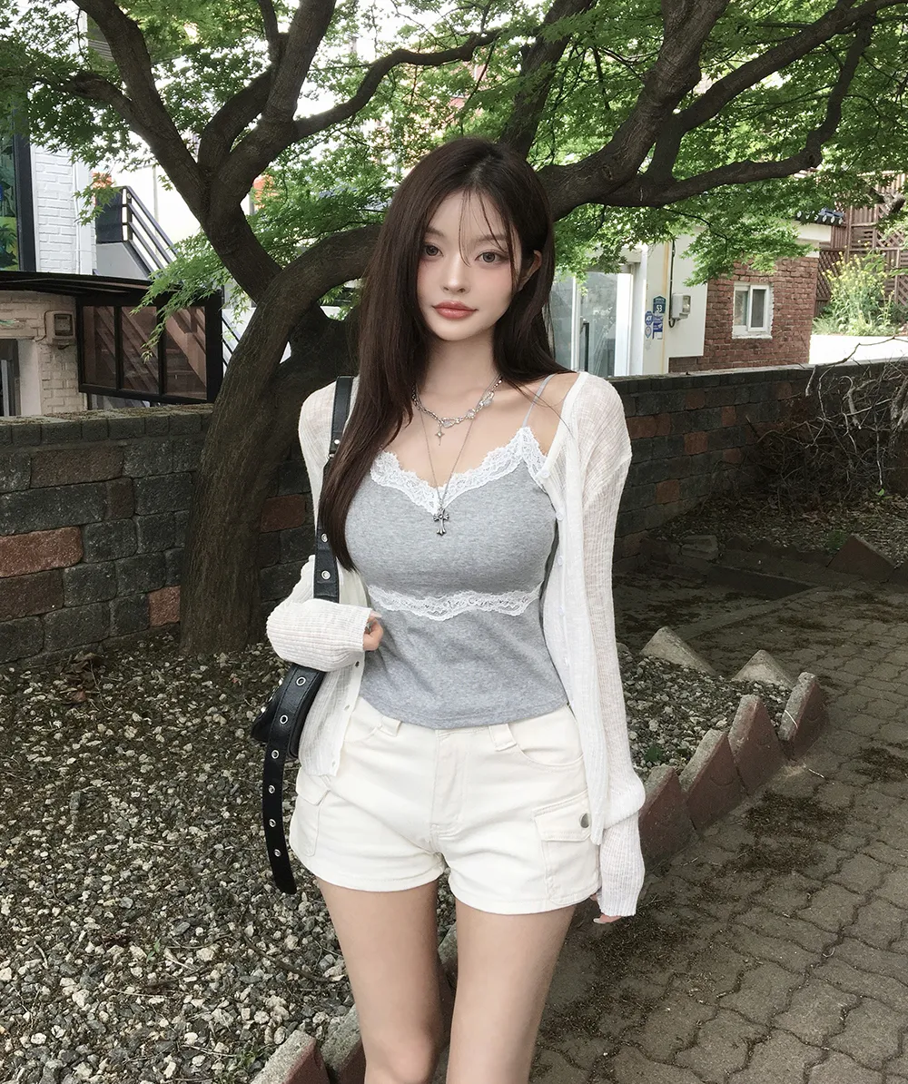 카디건 모델 착용 이미지-S2L53