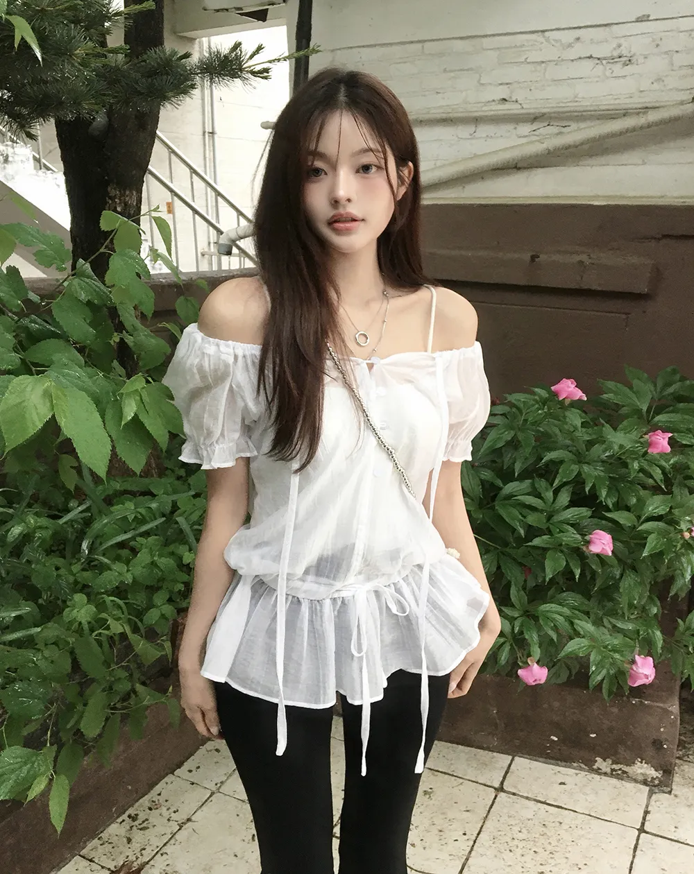 바지 모델 착용 이미지-S2L46