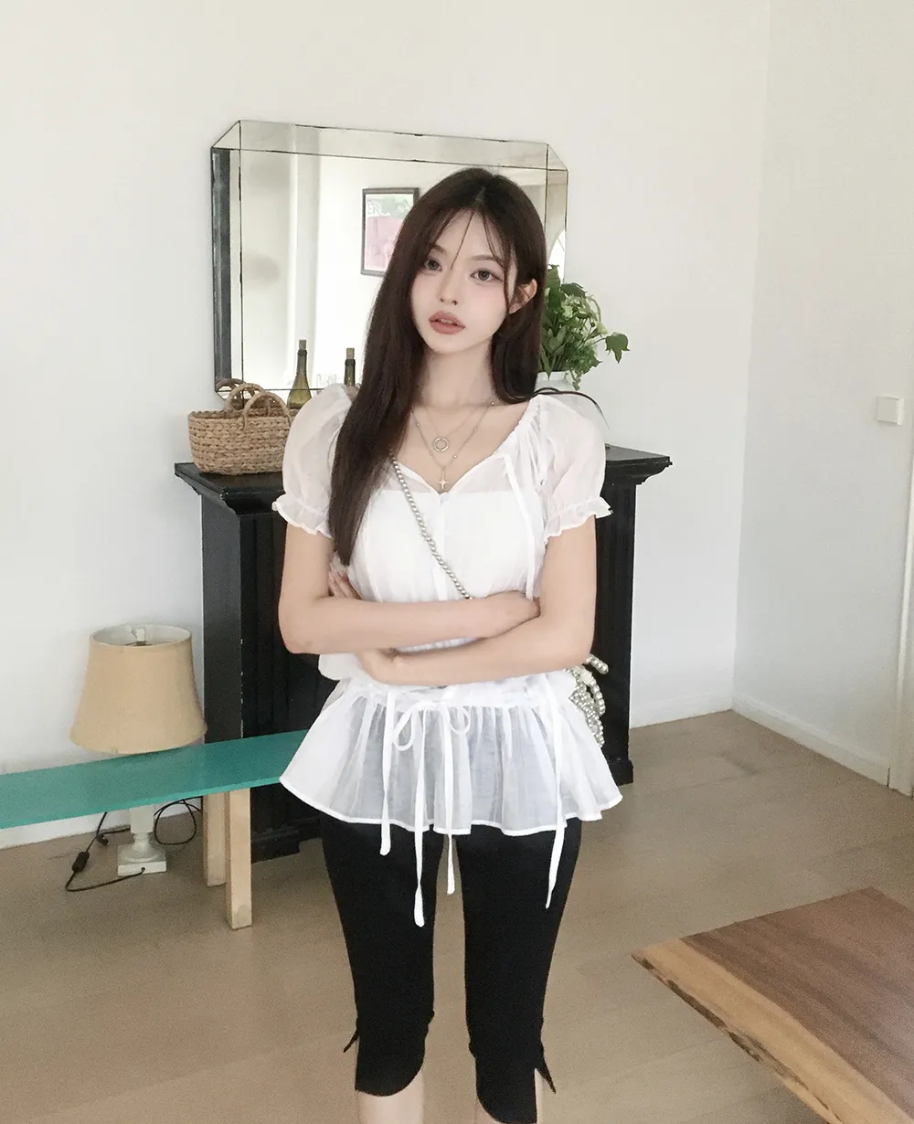 바지 모델 착용 이미지-S2L43