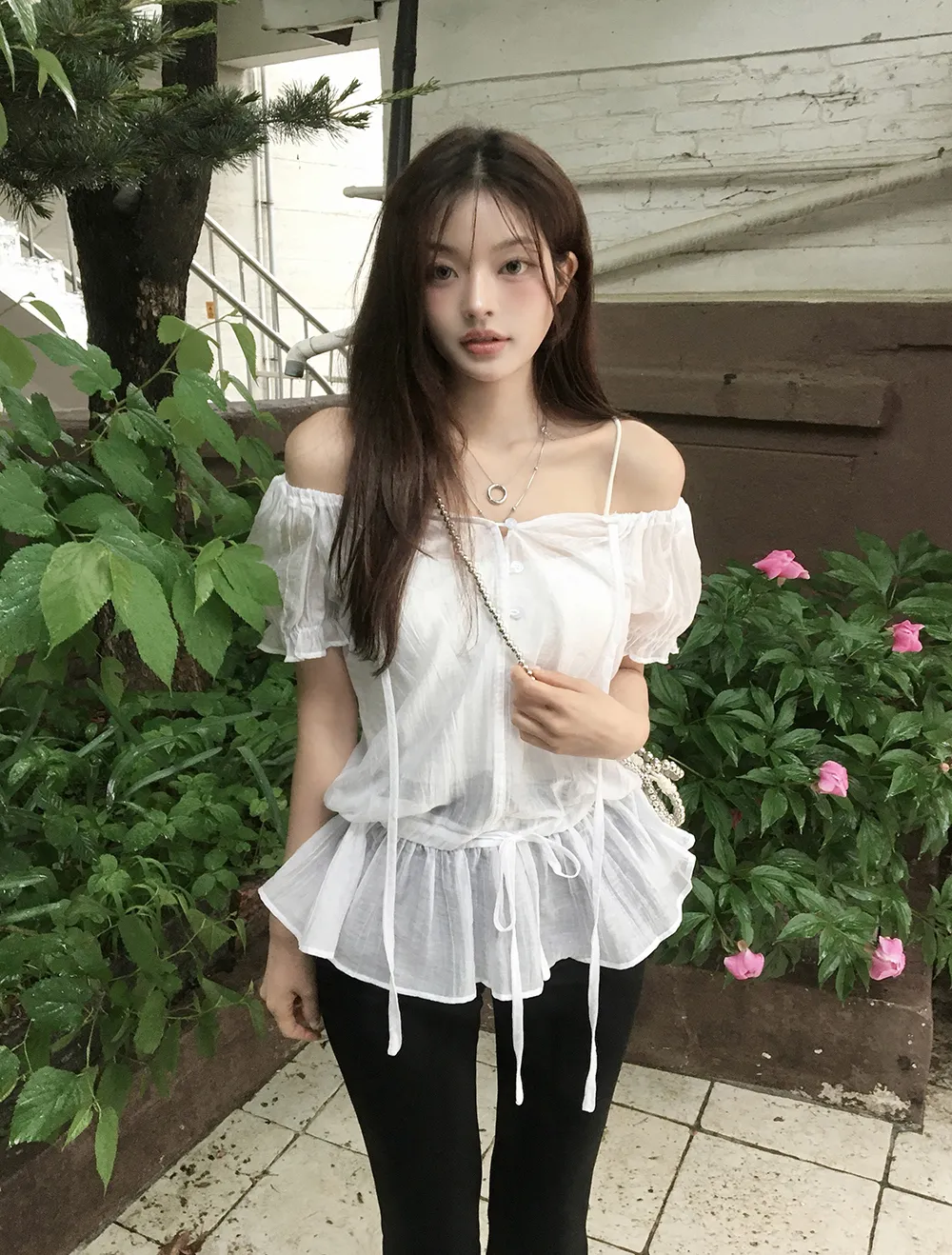 바지 모델 착용 이미지-S2L48