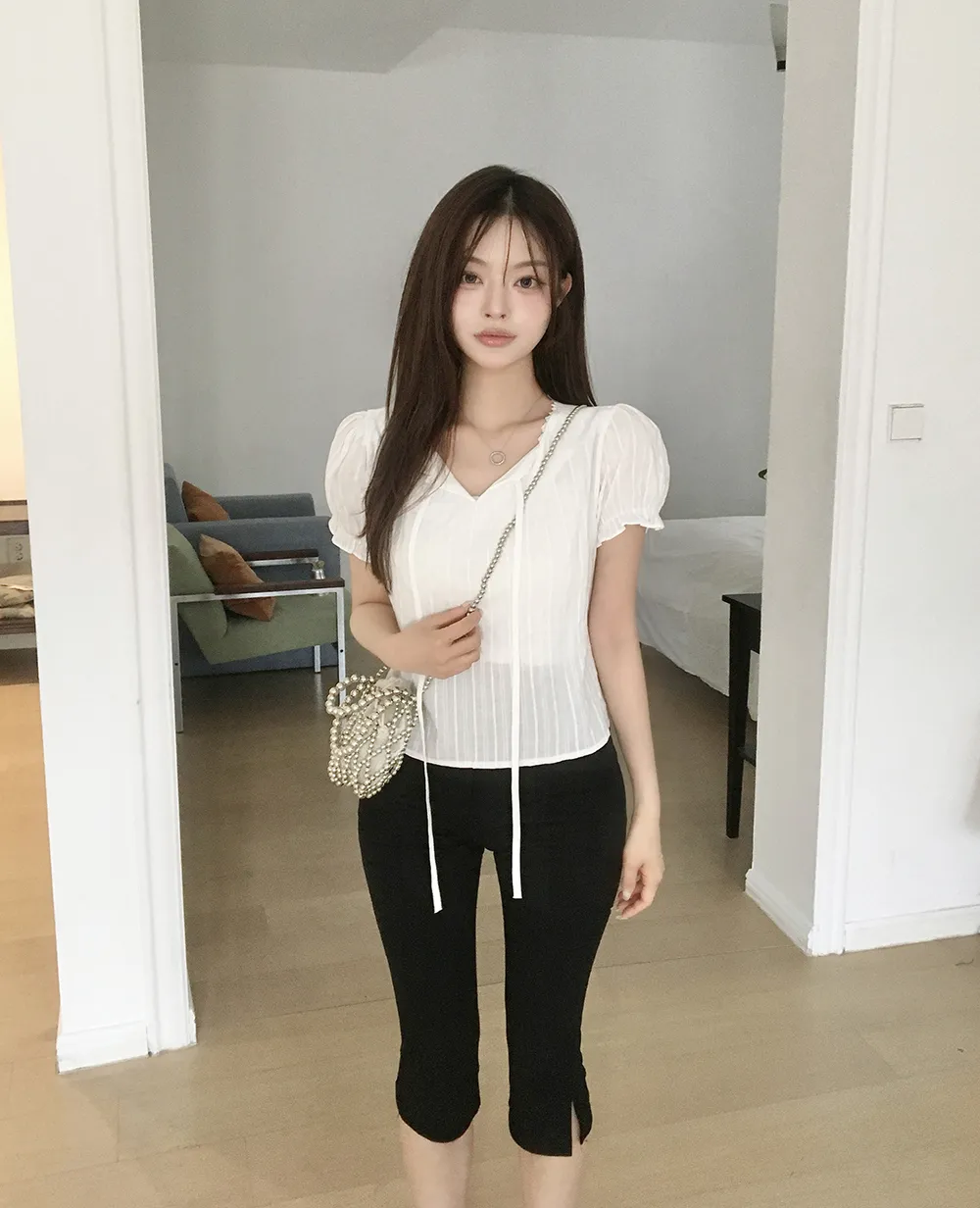 반팔 티셔츠 모델 착용 이미지-S3L9