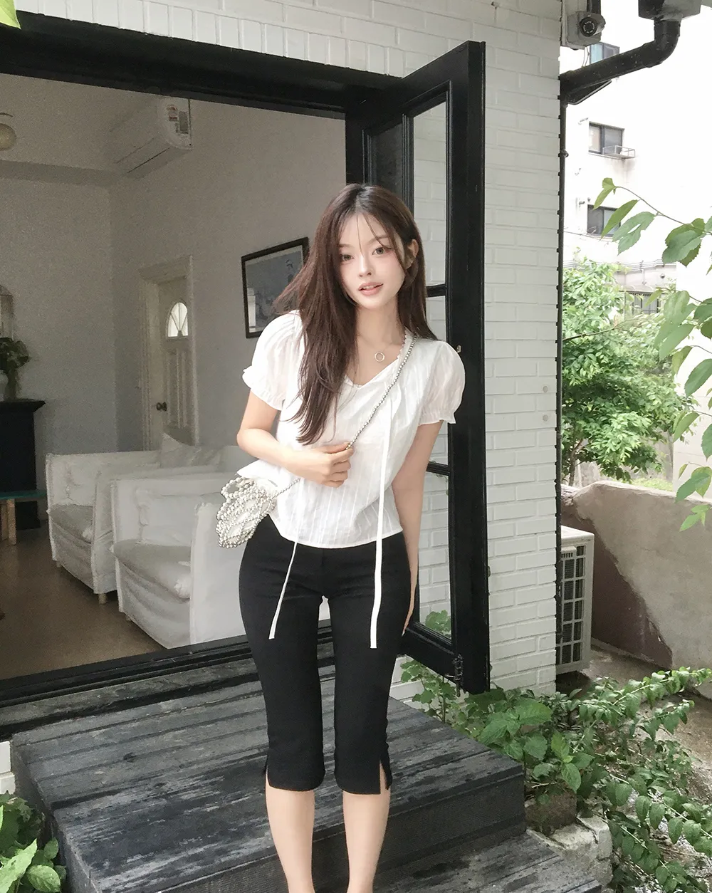 반팔 티셔츠 모델 착용 이미지-S3L4
