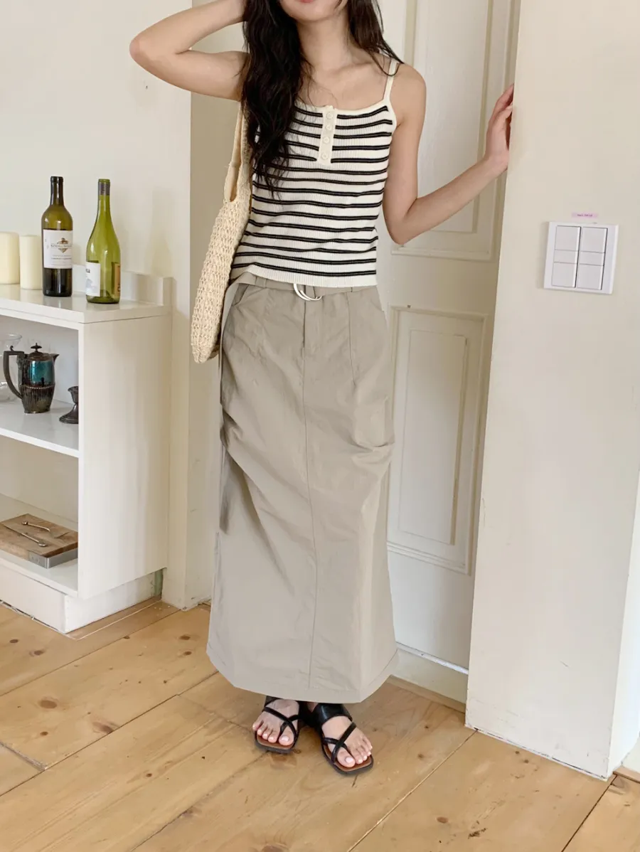 미니 스커트 모델 착용 이미지-S2L18