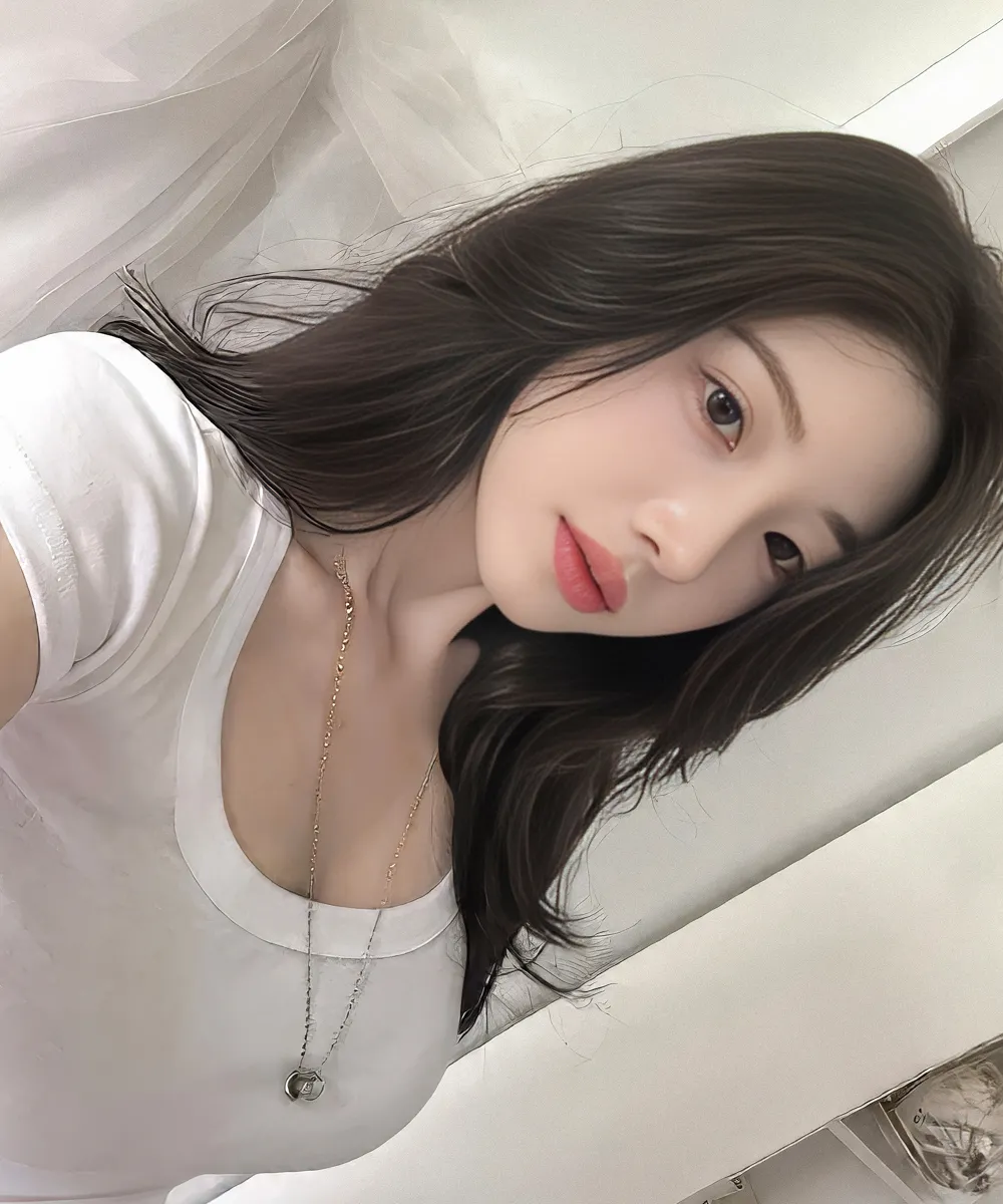민소매 모델 착용 이미지-S1L39