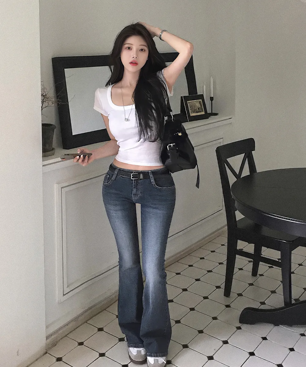 민소매 모델 착용 이미지-S1L30