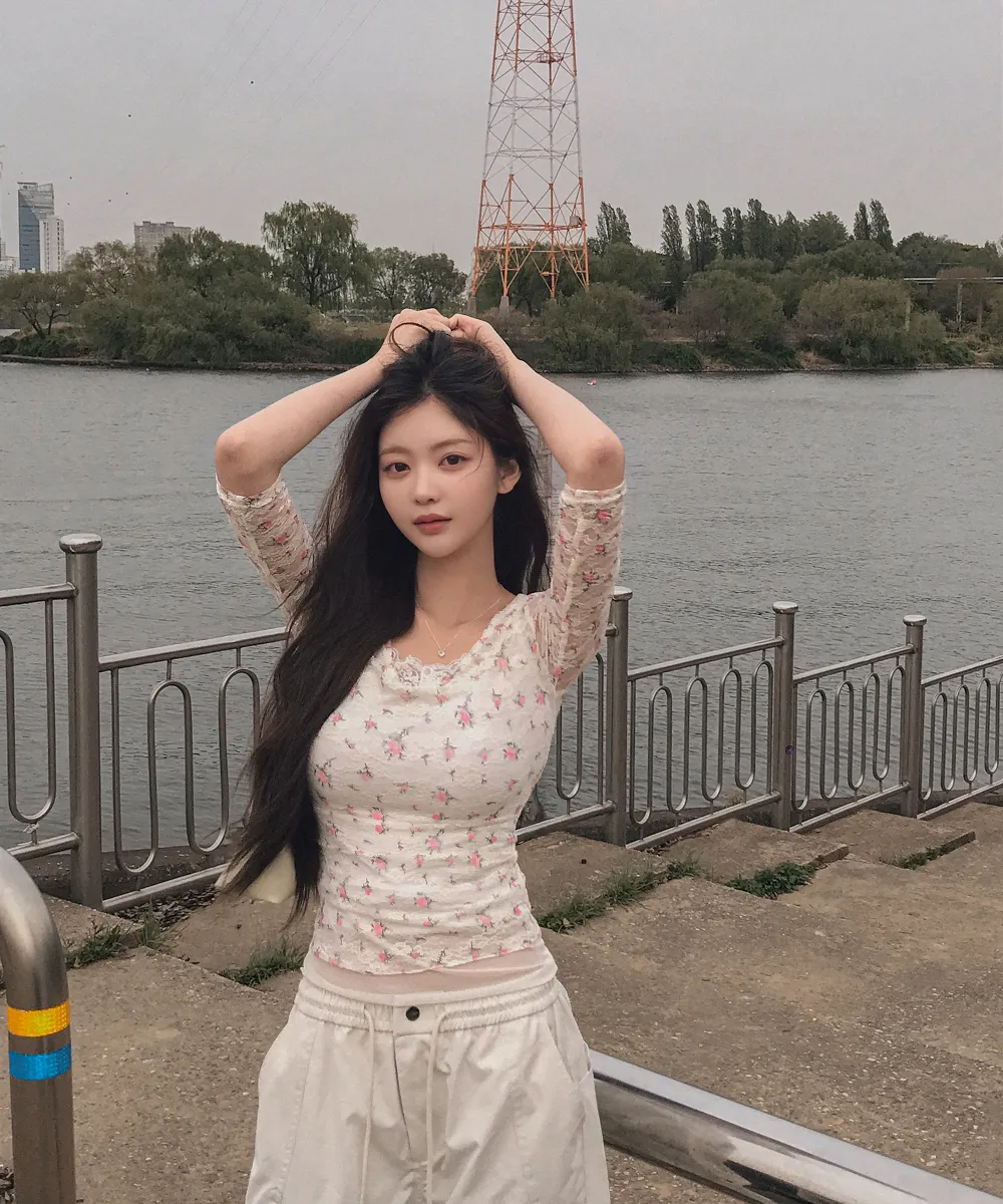 바지 모델 착용 이미지-S1L29
