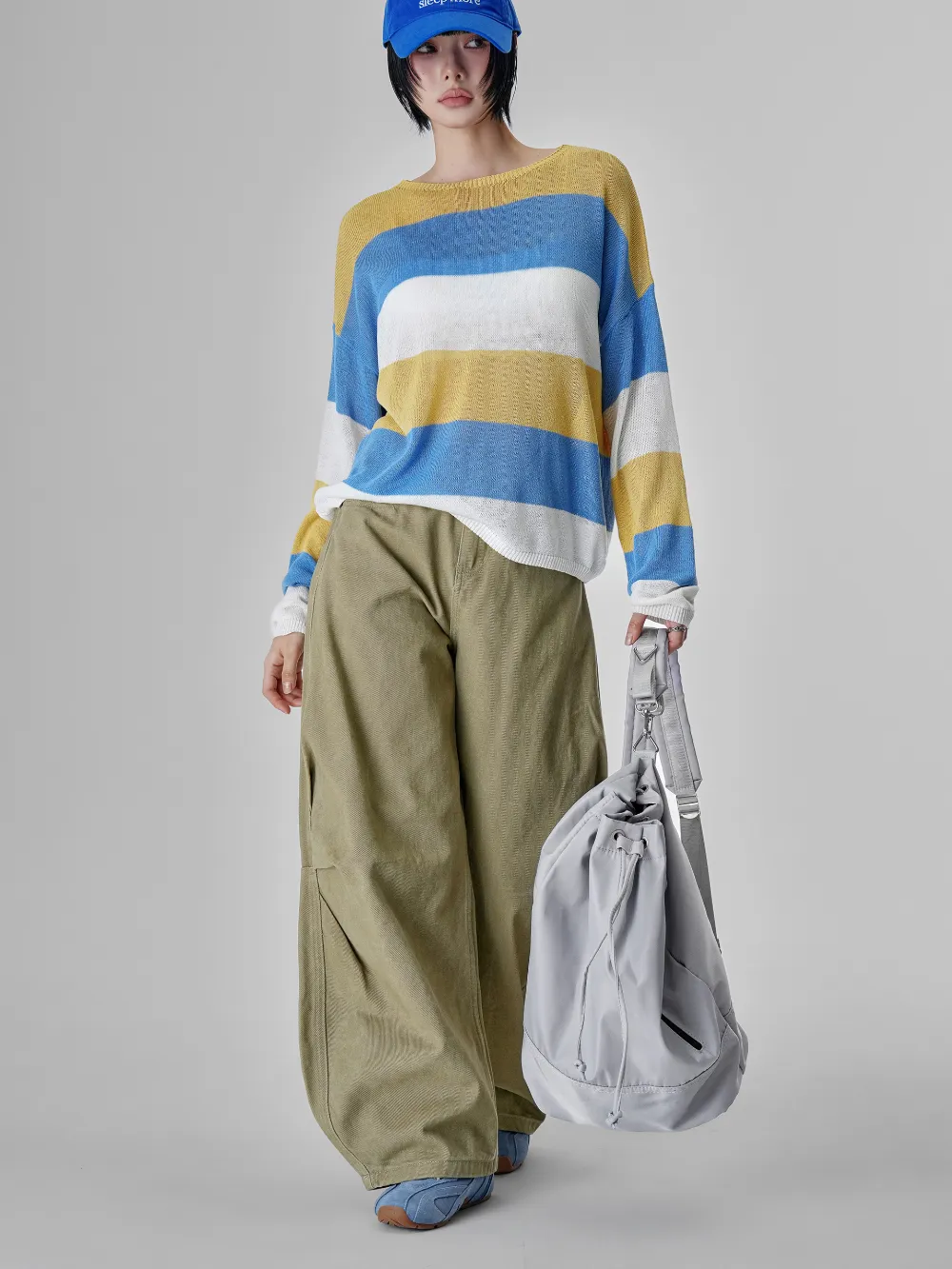 바지 모델 착용 이미지-S1L31