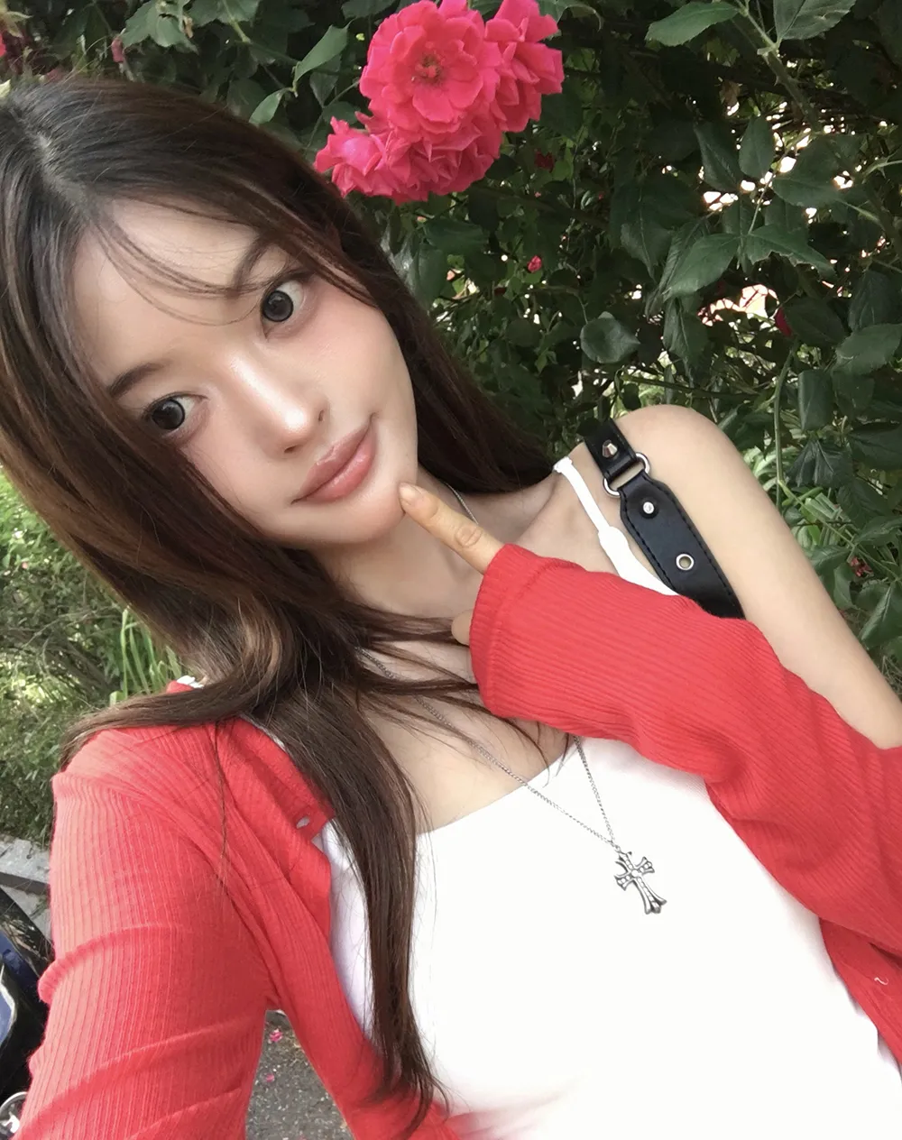 카디건 모델 착용 이미지-S2L12