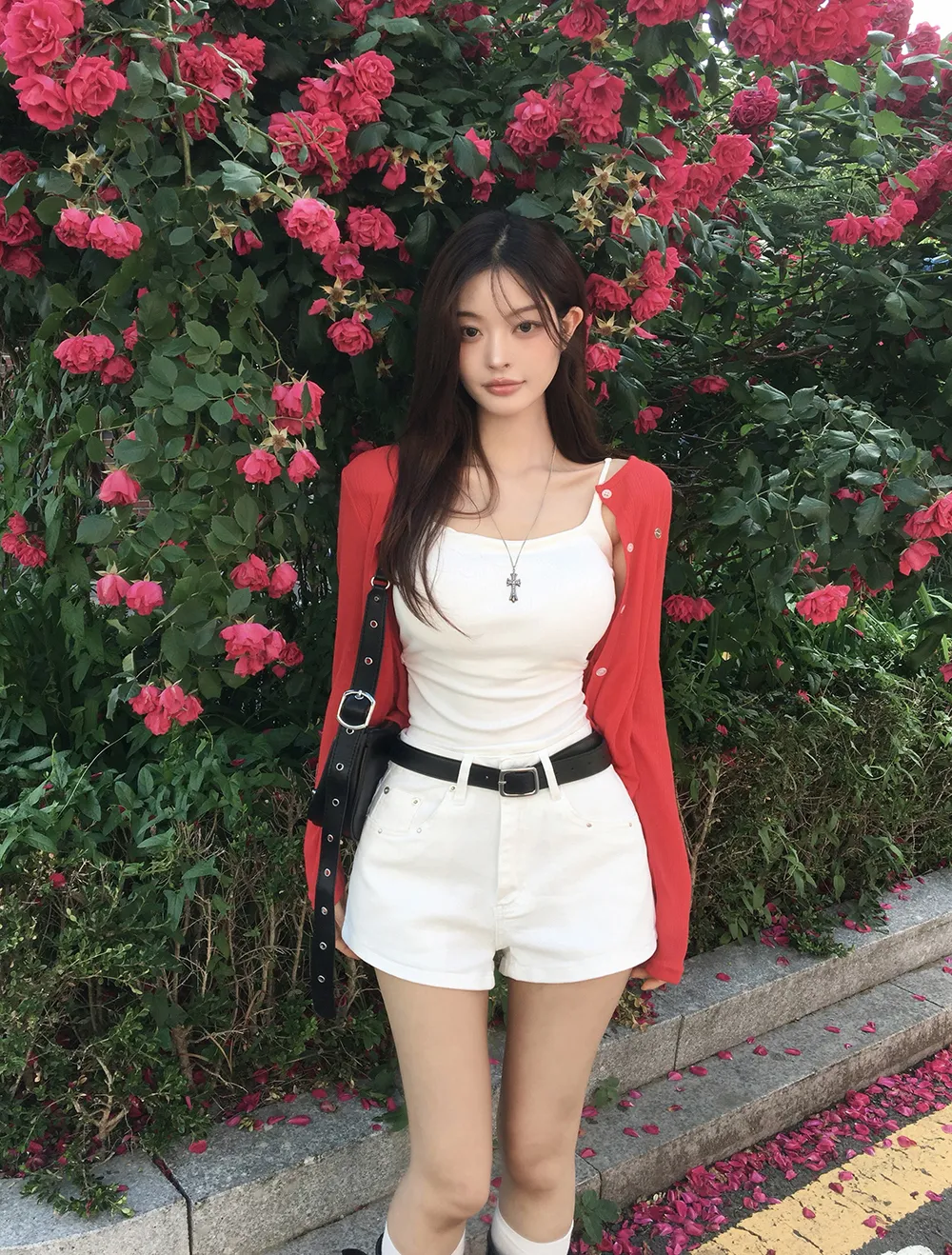 반바지 모델 착용 이미지-S3L15