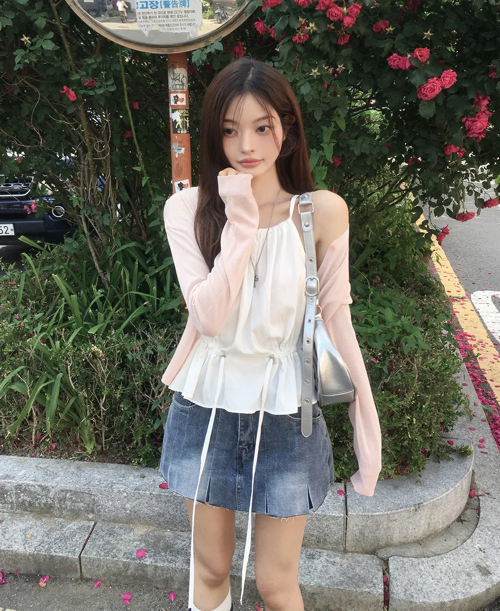 카디건 모델 착용 이미지-S4L12