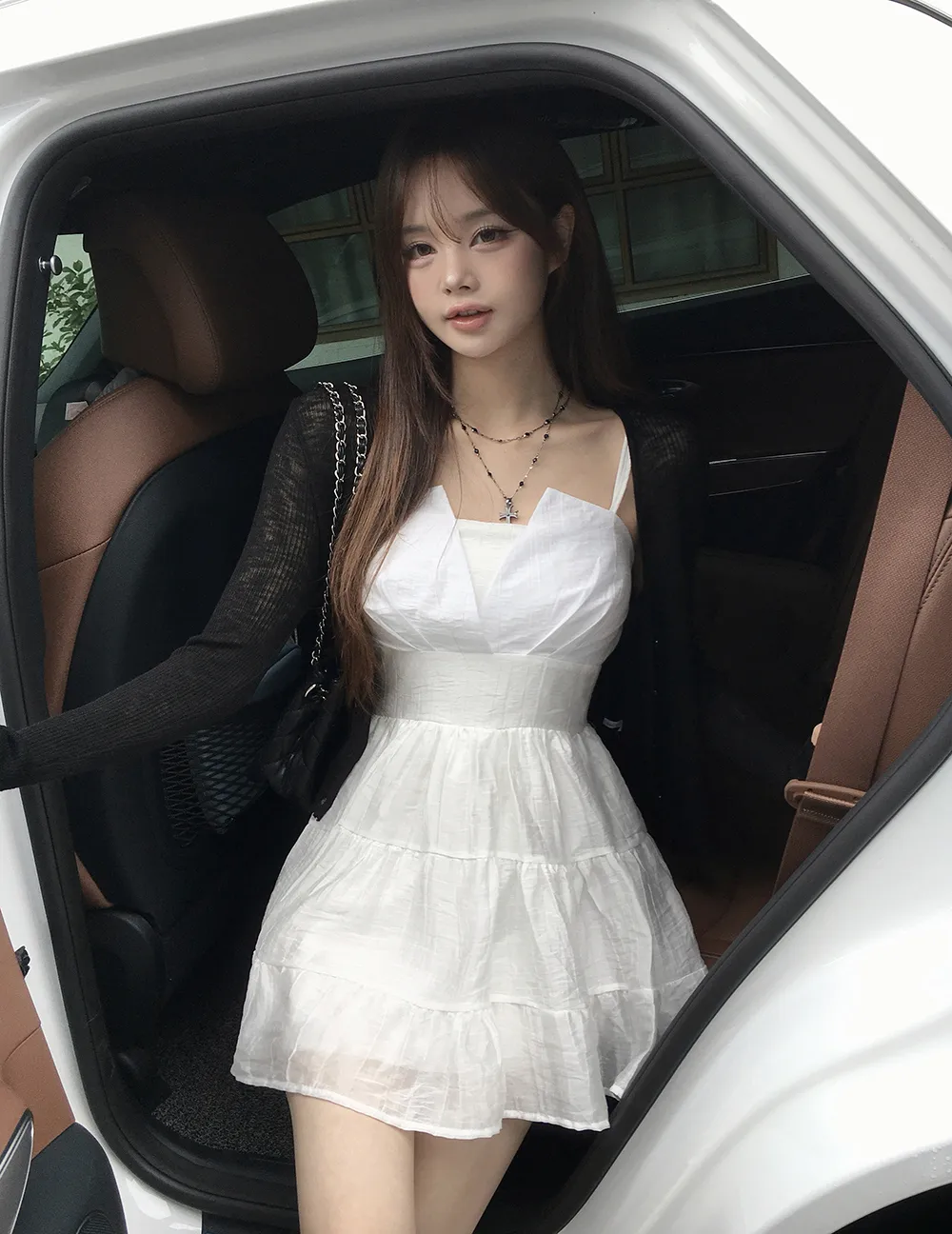 카디건 모델 착용 이미지-S4L22