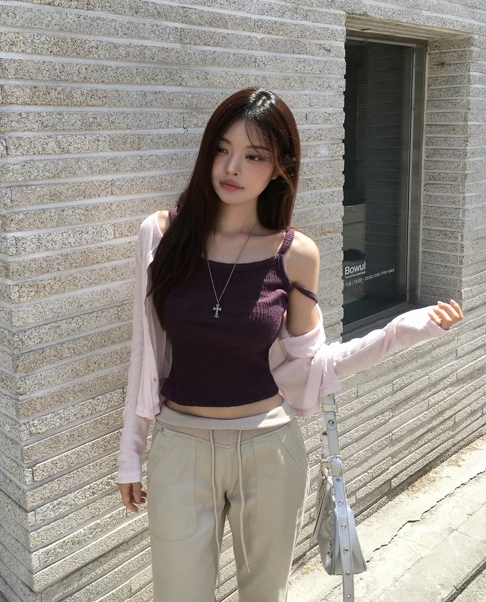 바지 모델 착용 이미지-S2L39