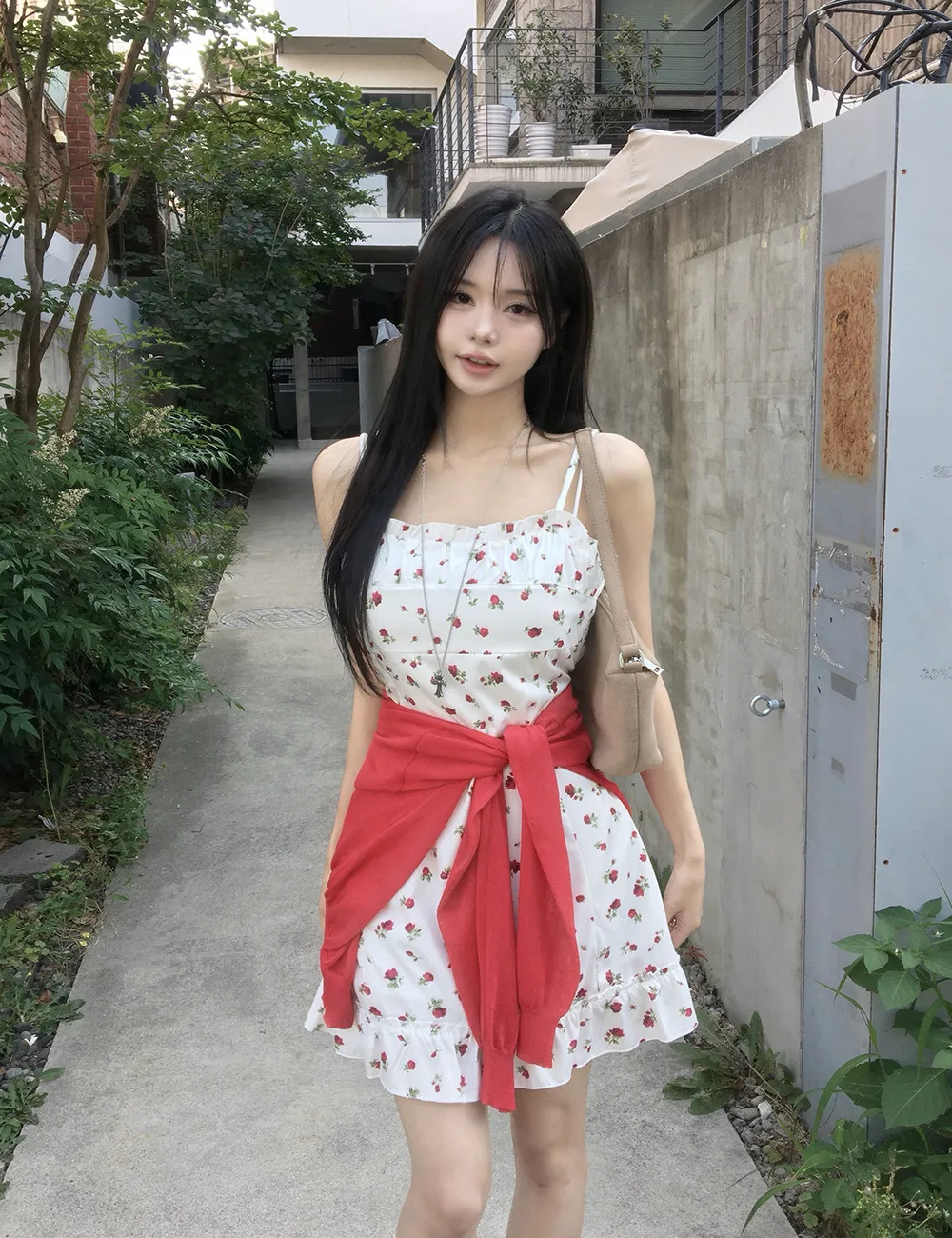 카디건 모델 착용 이미지-S3L17
