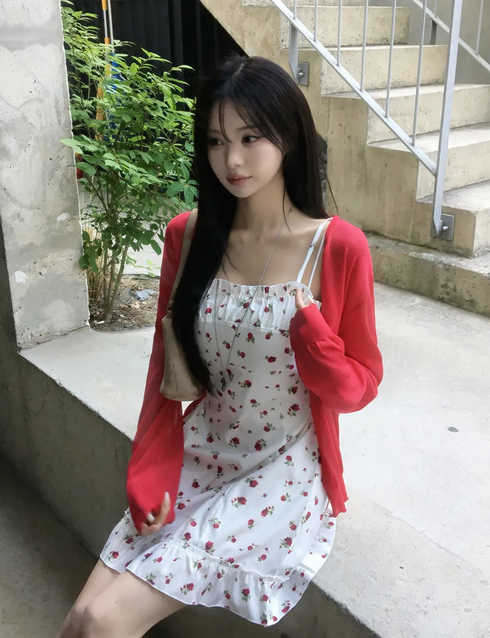 카디건 모델 착용 이미지-S3L13
