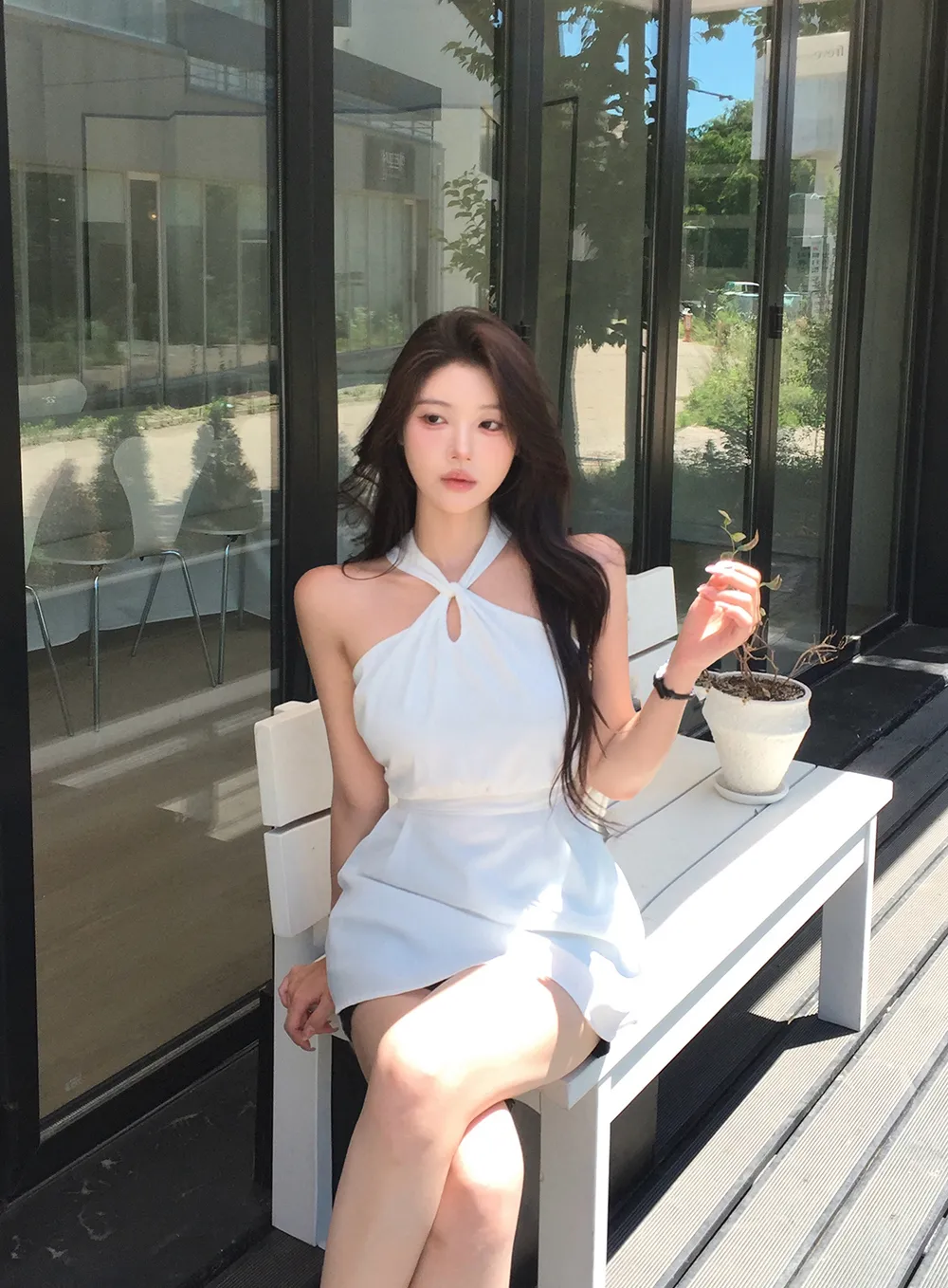 반바지 모델 착용 이미지-S2L16