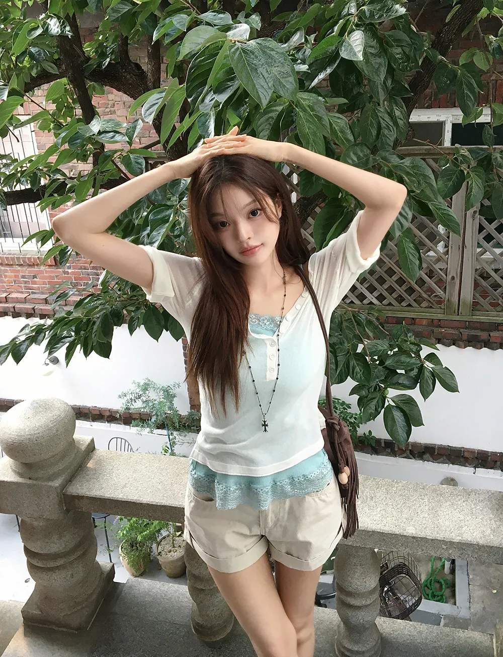 민소매 모델 착용 이미지-S3L20
