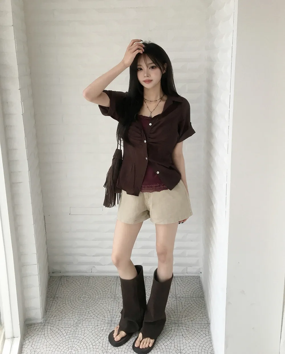 민소매 모델 착용 이미지-S3L8