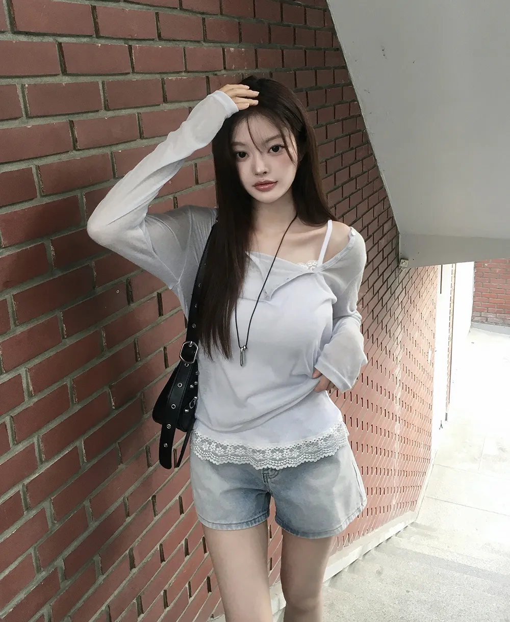 민소매 모델 착용 이미지-S5L8