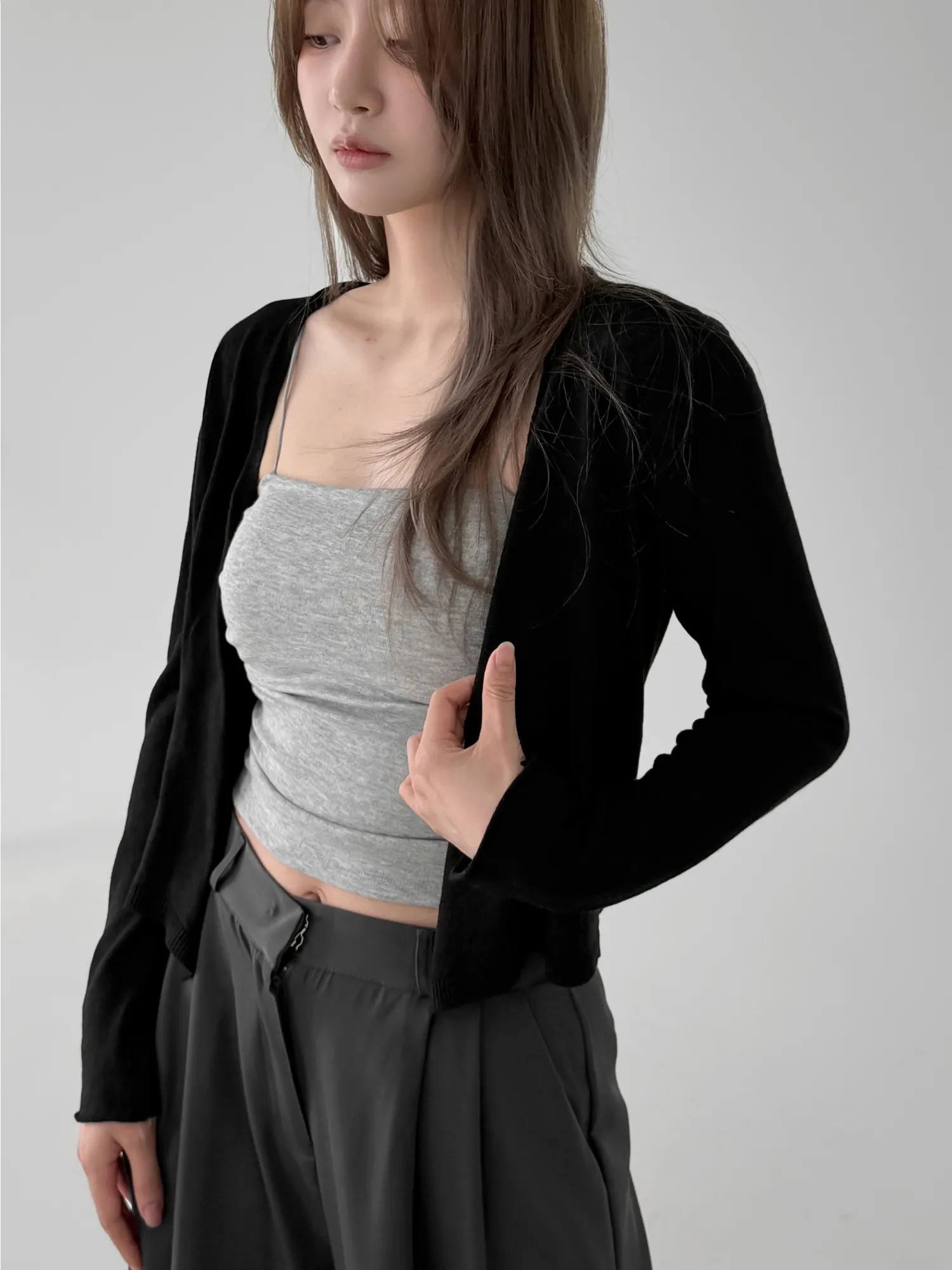 長袖Tシャツ モデル画像-S1L50