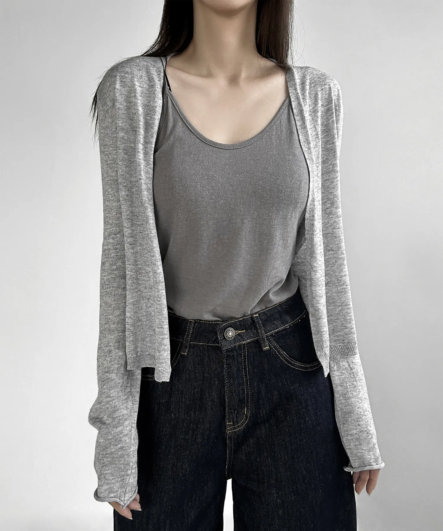 長袖Tシャツ モデル画像-S1L44