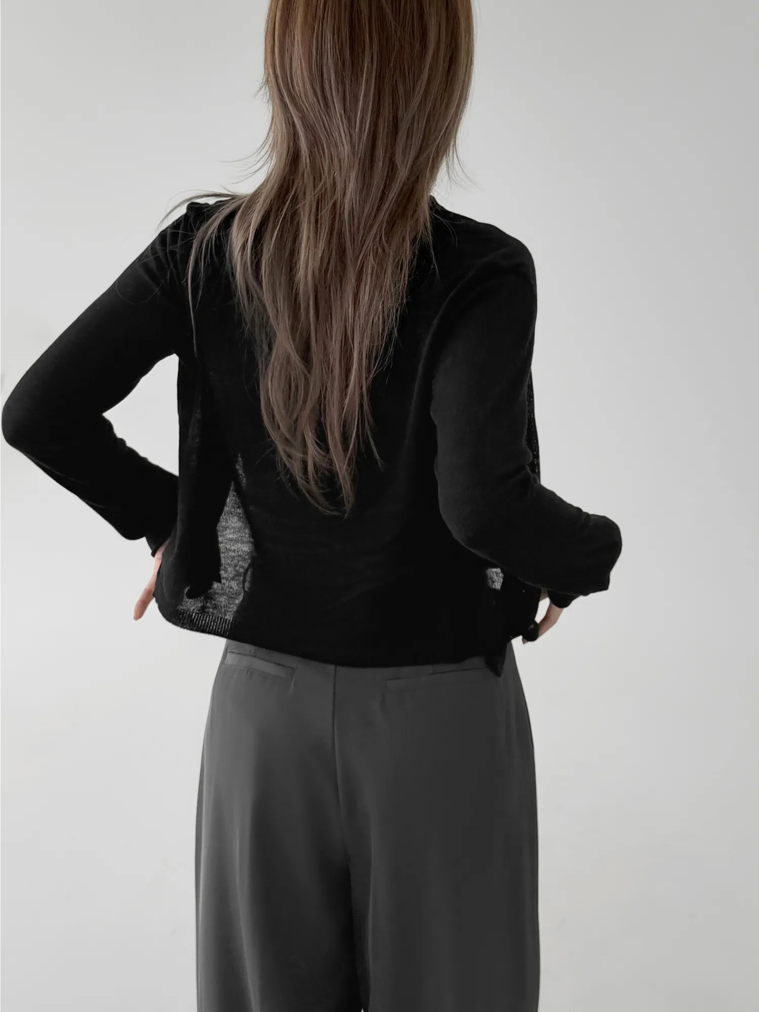 長袖Tシャツ モデル画像-S1L46