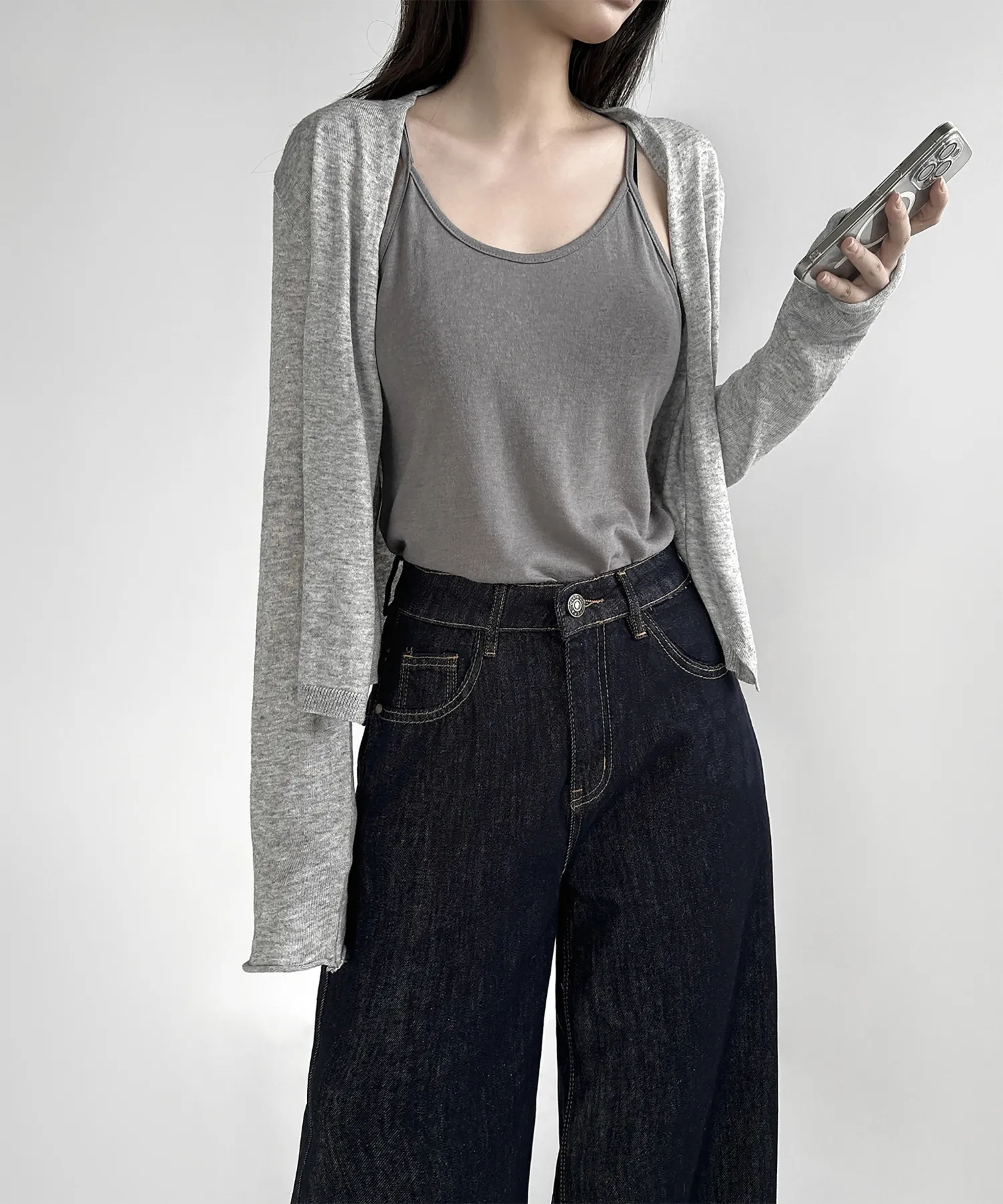 長袖Tシャツ モデル画像-S1L38