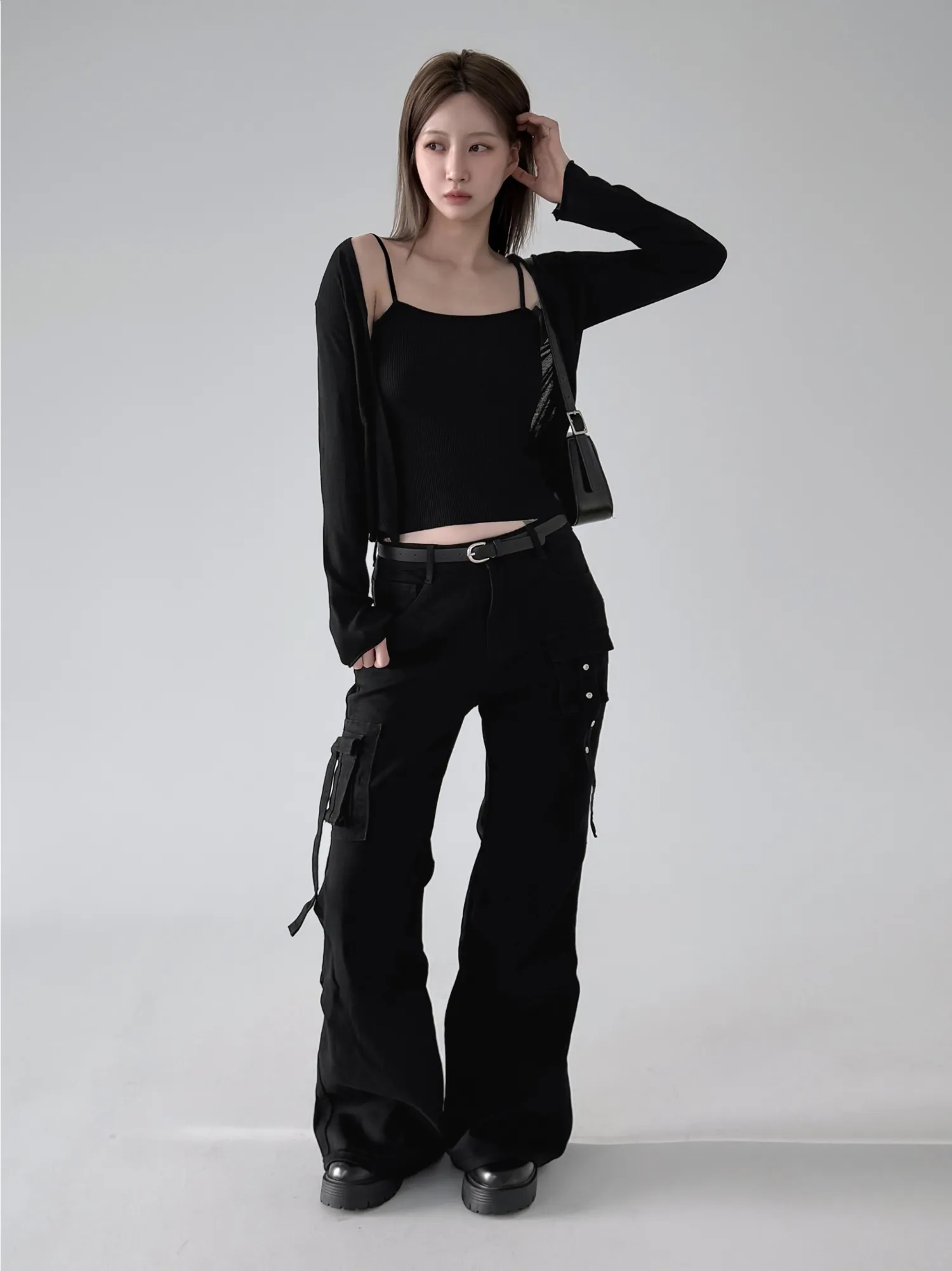 長袖Tシャツ モデル画像-S1L58