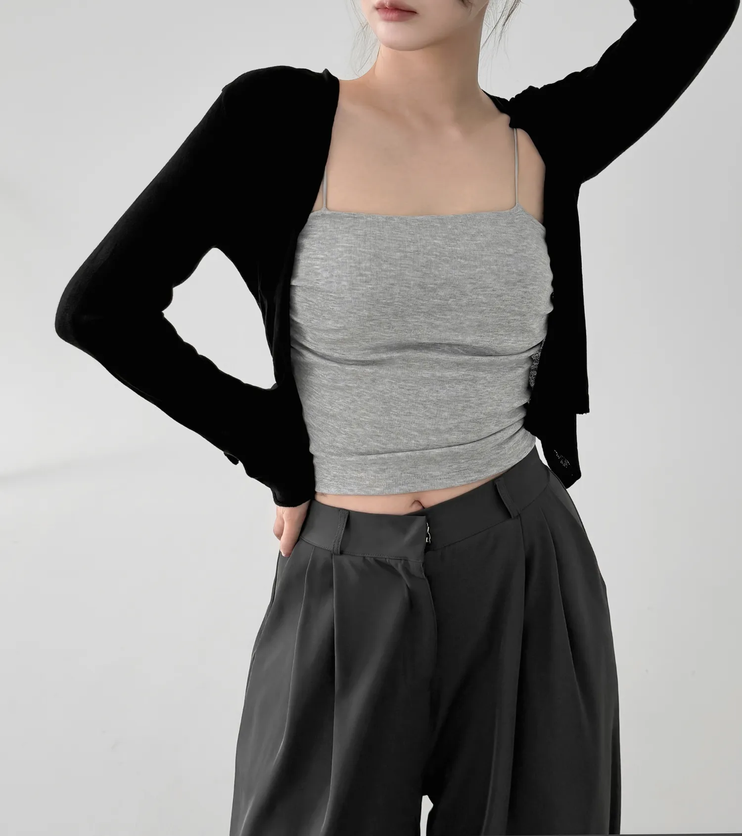 長袖Tシャツ モデル画像-S1L55