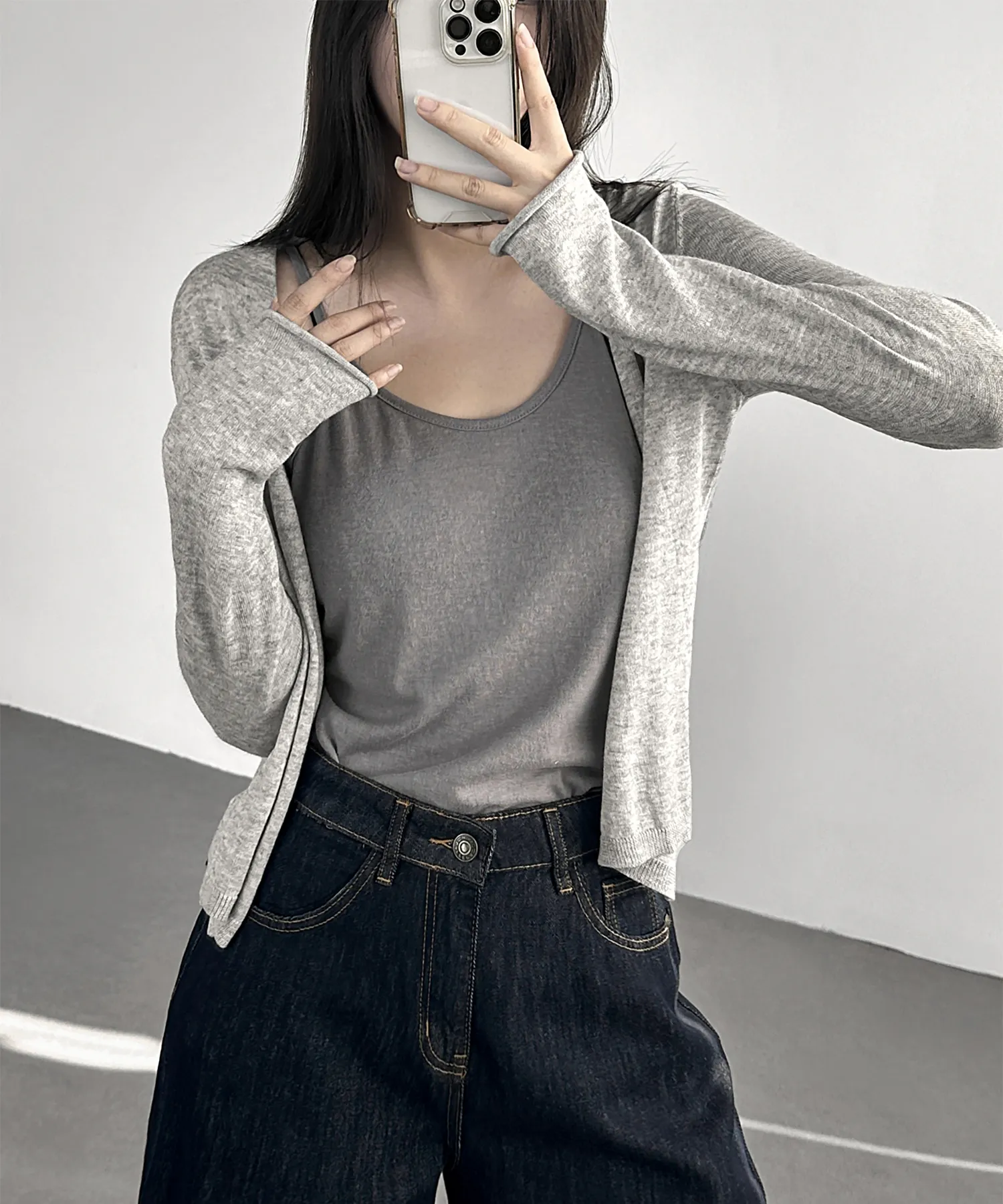 長袖Tシャツ モデル画像-S1L35
