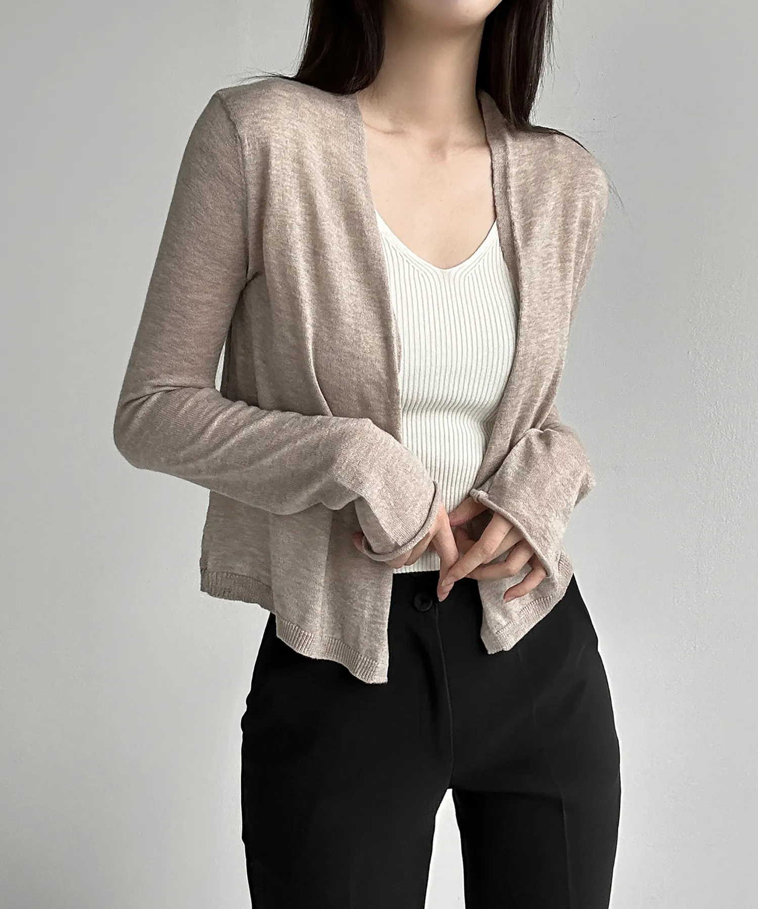 長袖Tシャツ モデル画像-S1L30