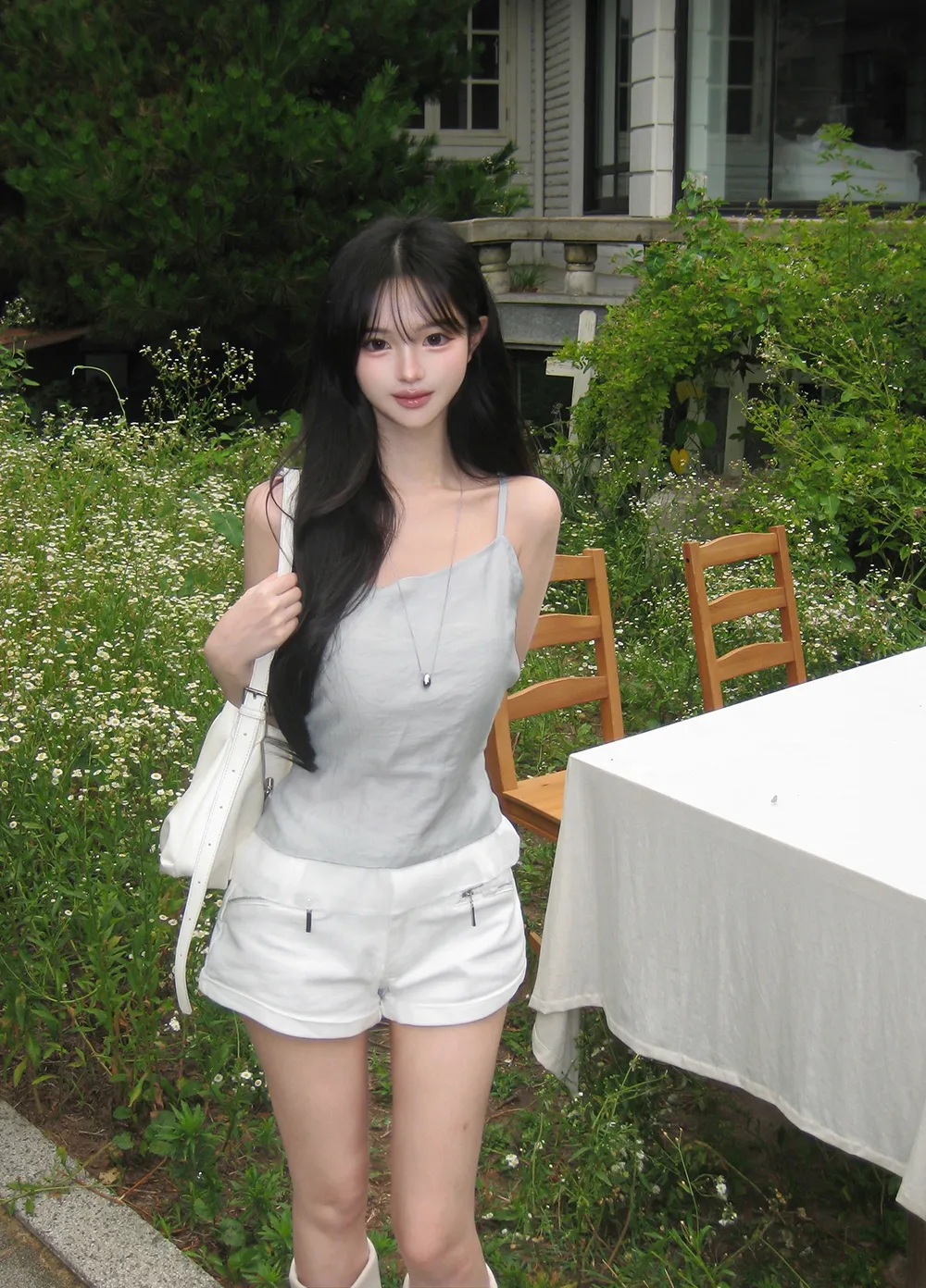 반바지 모델 착용 이미지-S1L37