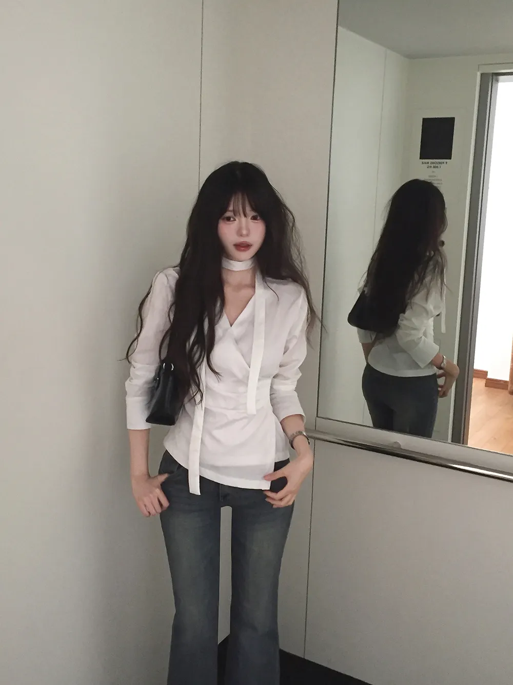 블레이저 모델 착용 이미지-S1L23