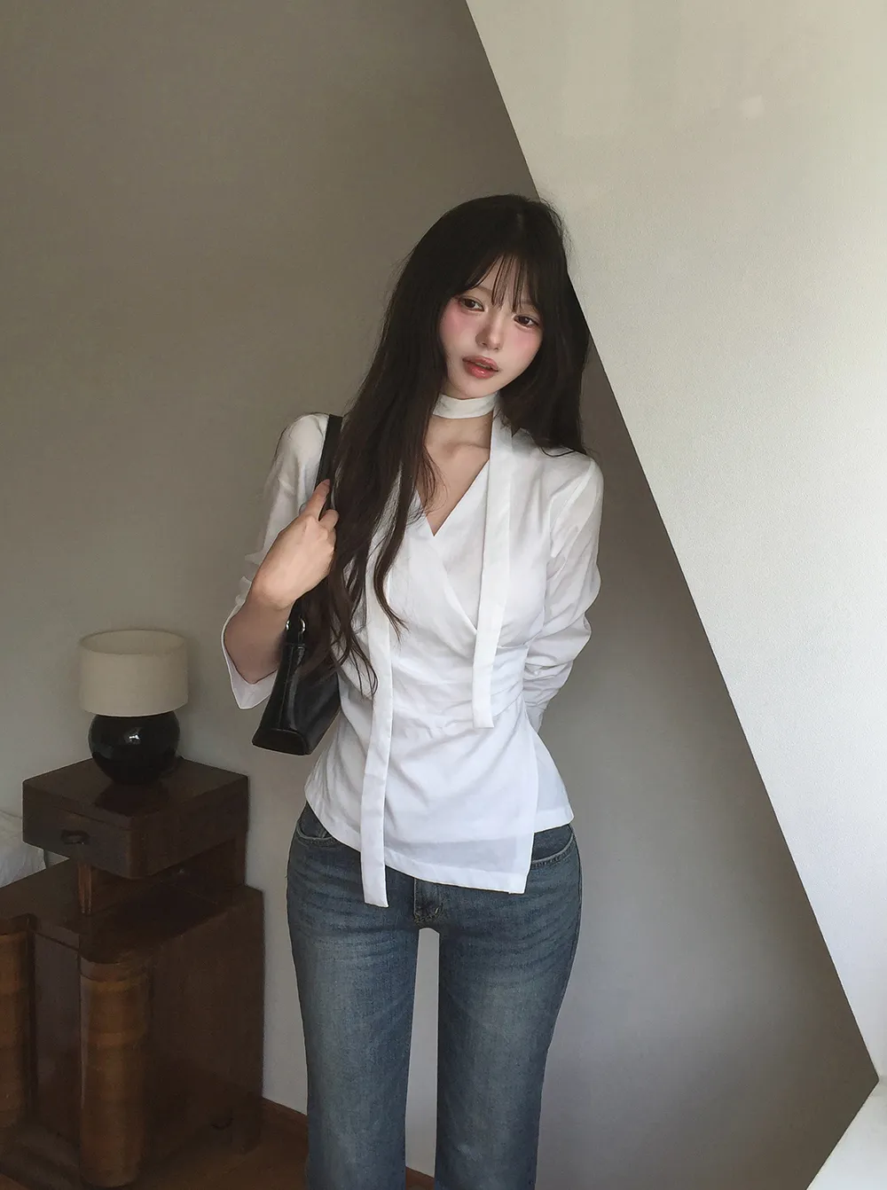 블레이저 모델 착용 이미지-S1L34
