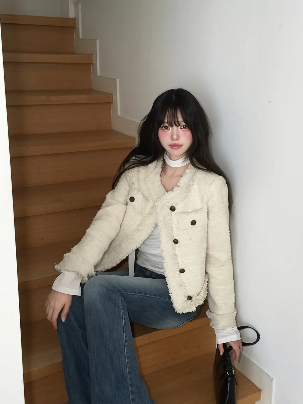 블레이저 모델 착용 이미지-S2L15
