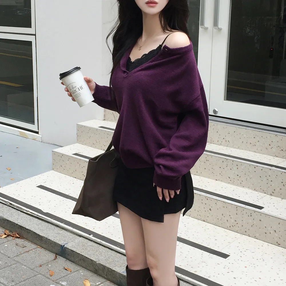 긴팔 티셔츠 모델 착용 이미지-S3L53