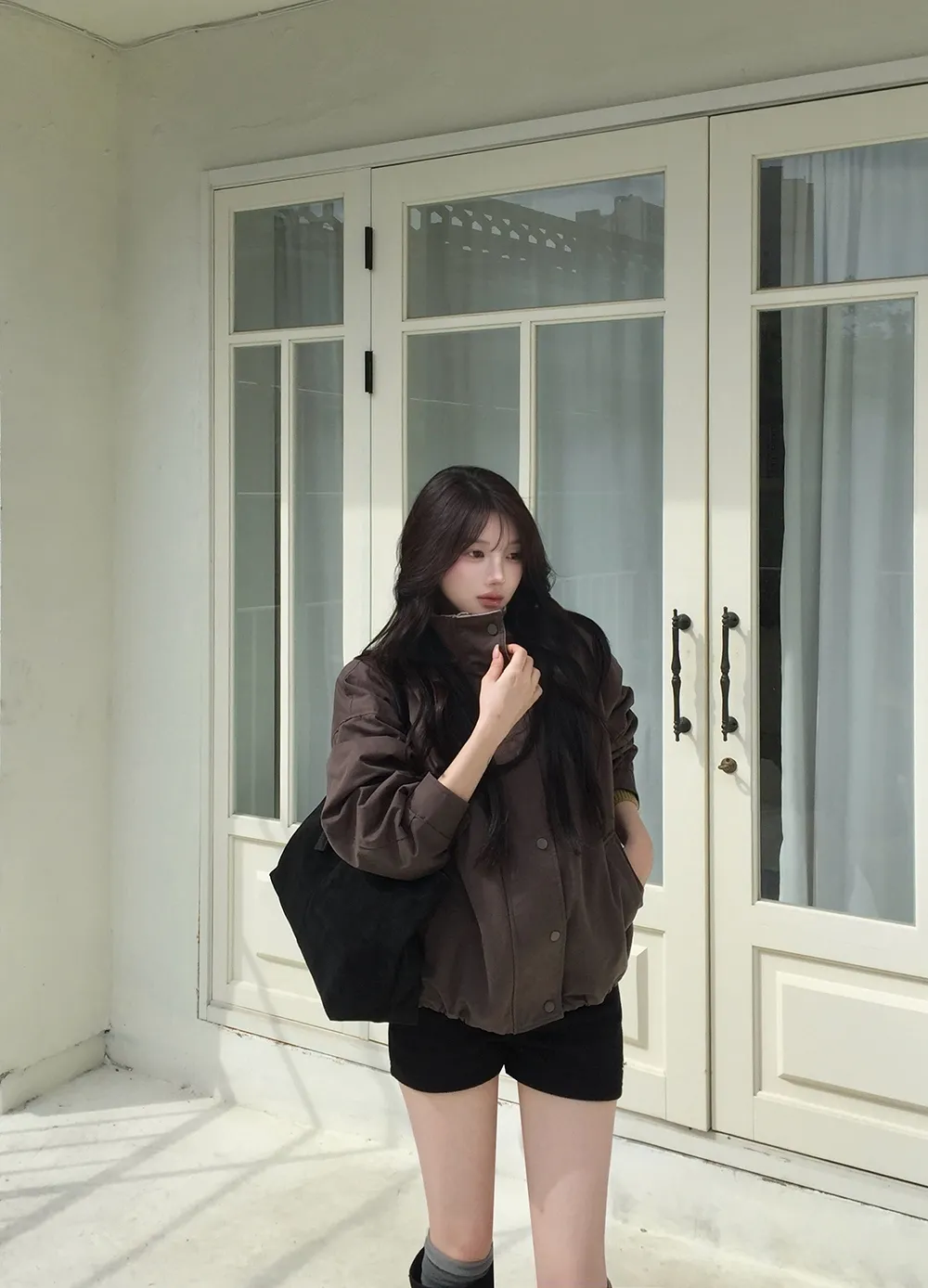 긴팔 티셔츠 모델 착용 이미지-S3L12