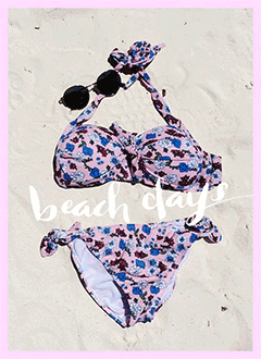 3点SETフラワーパターンビキニ・全2色 | レディースファッション