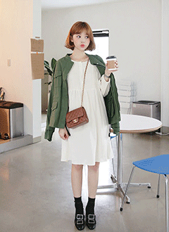 フラップポケットミリタリージャケット・全2色 | レディース