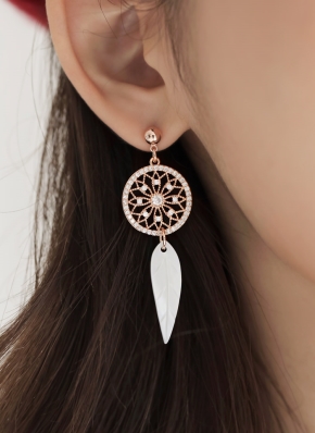 クリスタル ドリームキャッチャー ピアス ハワイ BellaAnela 479 クリスタル ドリームキャッチャー ピアス ハワイ BellaAnela 479