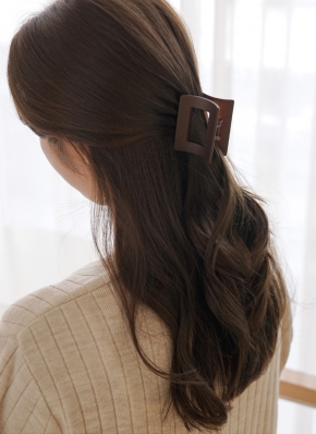 ヘアクリップ スクエア ジルコニア ヘアクリップ 貼れ