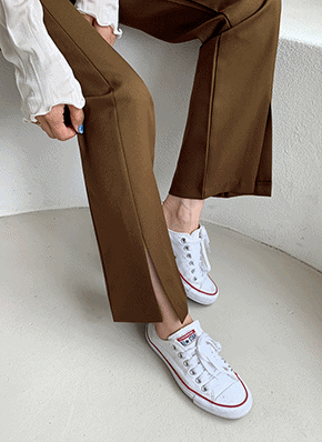 DRESSEDUNDRESSED 19ss スリットスラックス メンズ