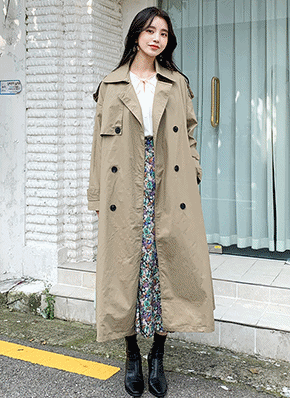 ベルトSETロングトレンチコート・全2色 | レディース