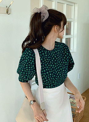 SOOR PLOOM 4y 花柄パフスリーブTシャツ パフスリーブ花柄Tシャツ・全2色 | レディースファッション通販 - DHOLIC