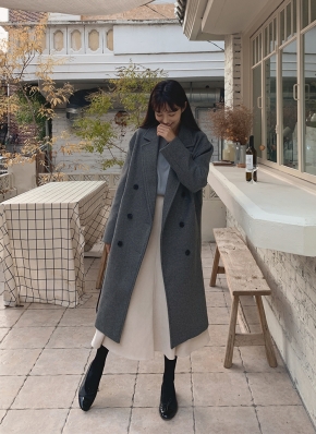 BASCO 花柄ボタン付コート ダッフルコート / KANKO Harajuku Select