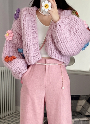 フラワー刺繍カーディガン｜PETAL ONLINE（ペタルオンライン）