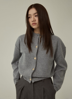 希少☆ DEVOA 厚手 カシミア ニット コート カーディガン 水牛釦