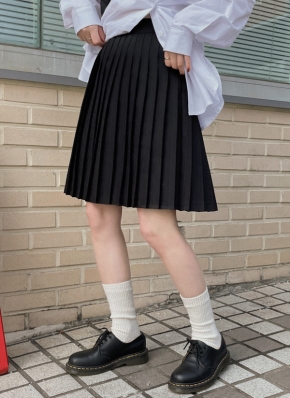 ウエストゴムプリーツミニスカート | レディースファッション ウエストゴムプリーツミニスカート | レディースファッション