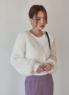 メゾンドドルチェ ファーカーディガン 2025年最新】Maison de dolce