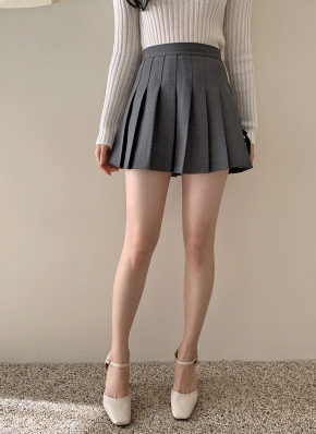 パンツ裏地プリーツミニスカートステッチハイウエスト無地ベーシックシンプル春夏秋冬 スカート ミニスカート Rozley ローズリー ファッション総合通販 Dholic