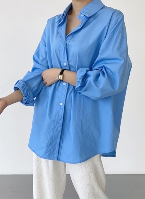 早い者勝ち 定価22000円 短丈 高級感 LE スカイブルー シャツ セレクト 1353892_20418812_k3.jpg